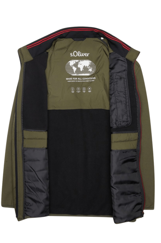 Яке S.Oliver в зелено